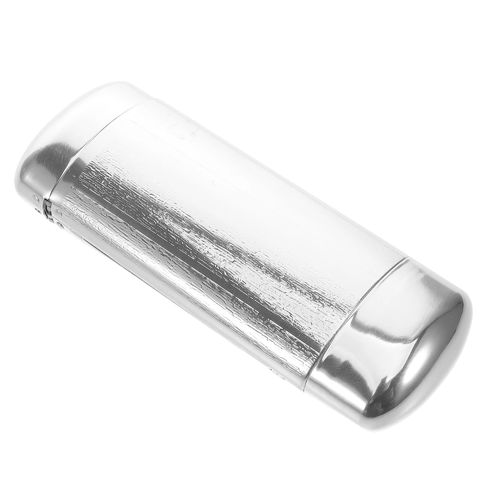 

Glasses Case Hard Shell Cases for Travel Eyeglasses Portable Aluminum Eyewear Silver