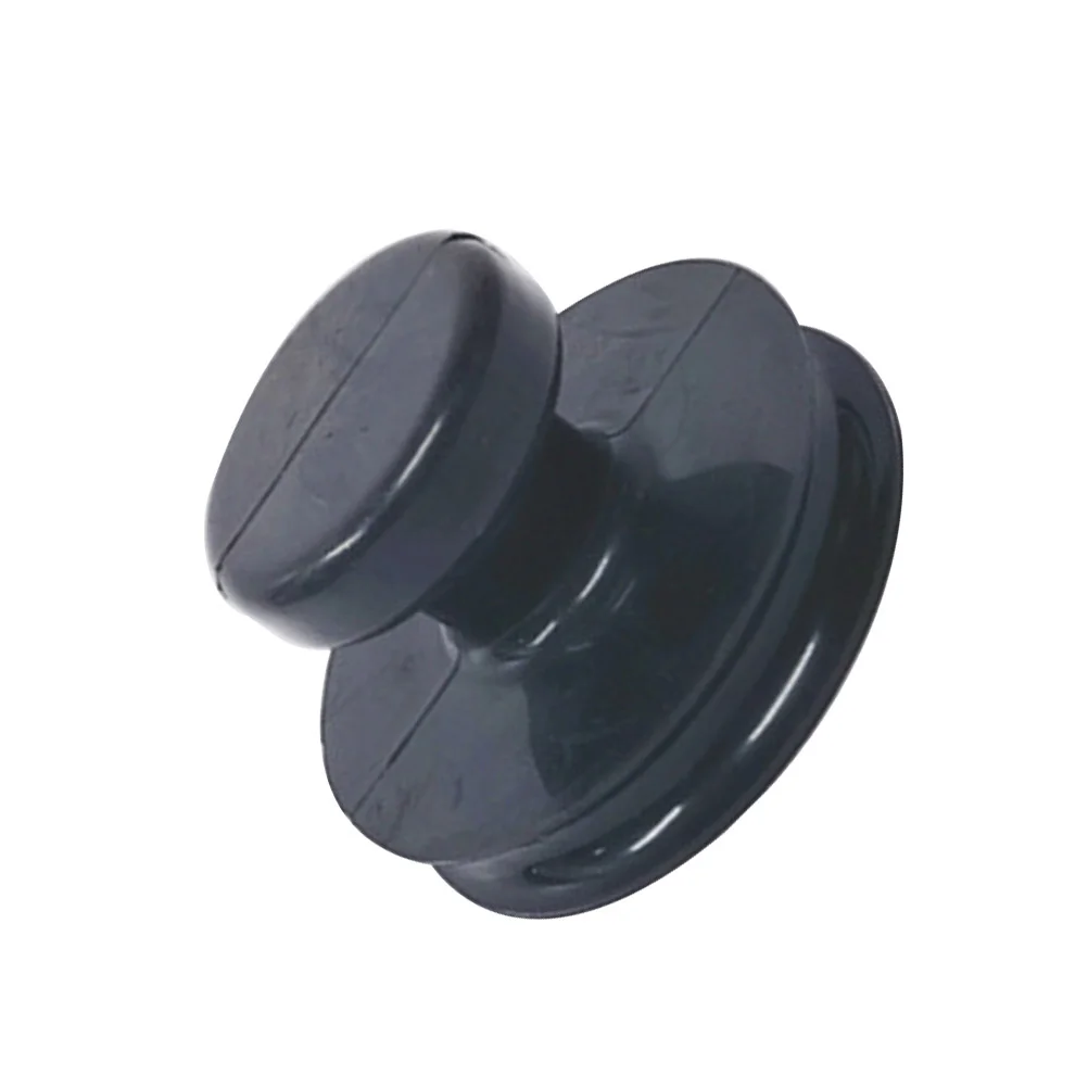 Bowl Handle Suction Buddha Handles Black Rubber for Singing Tray