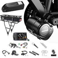 Tongsheng TSDZ2B TSDZ8 Ebike kit 36V 48V 250W 500W 750W Engine Torque Sensor Mid Motor With Ebike Lithium 48V 25Ah 20Ah Battery