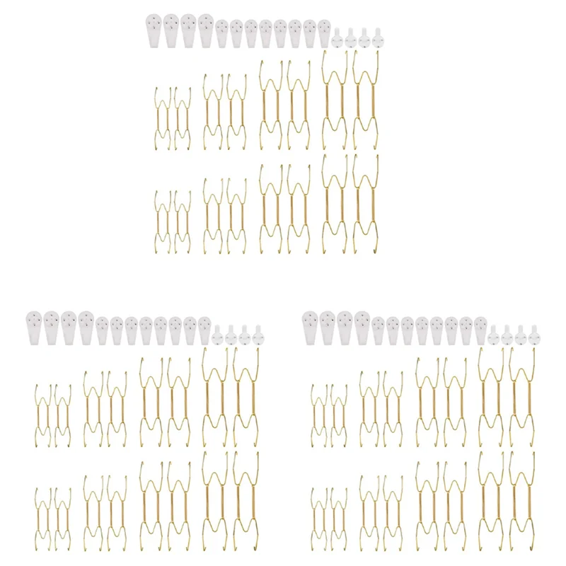 ABWR-3X cintres de plaque pour le mur 6 8 10 12 pouces, cintres de plaque murale cintres de plaque décoratifs supports de plaque murale invisibles