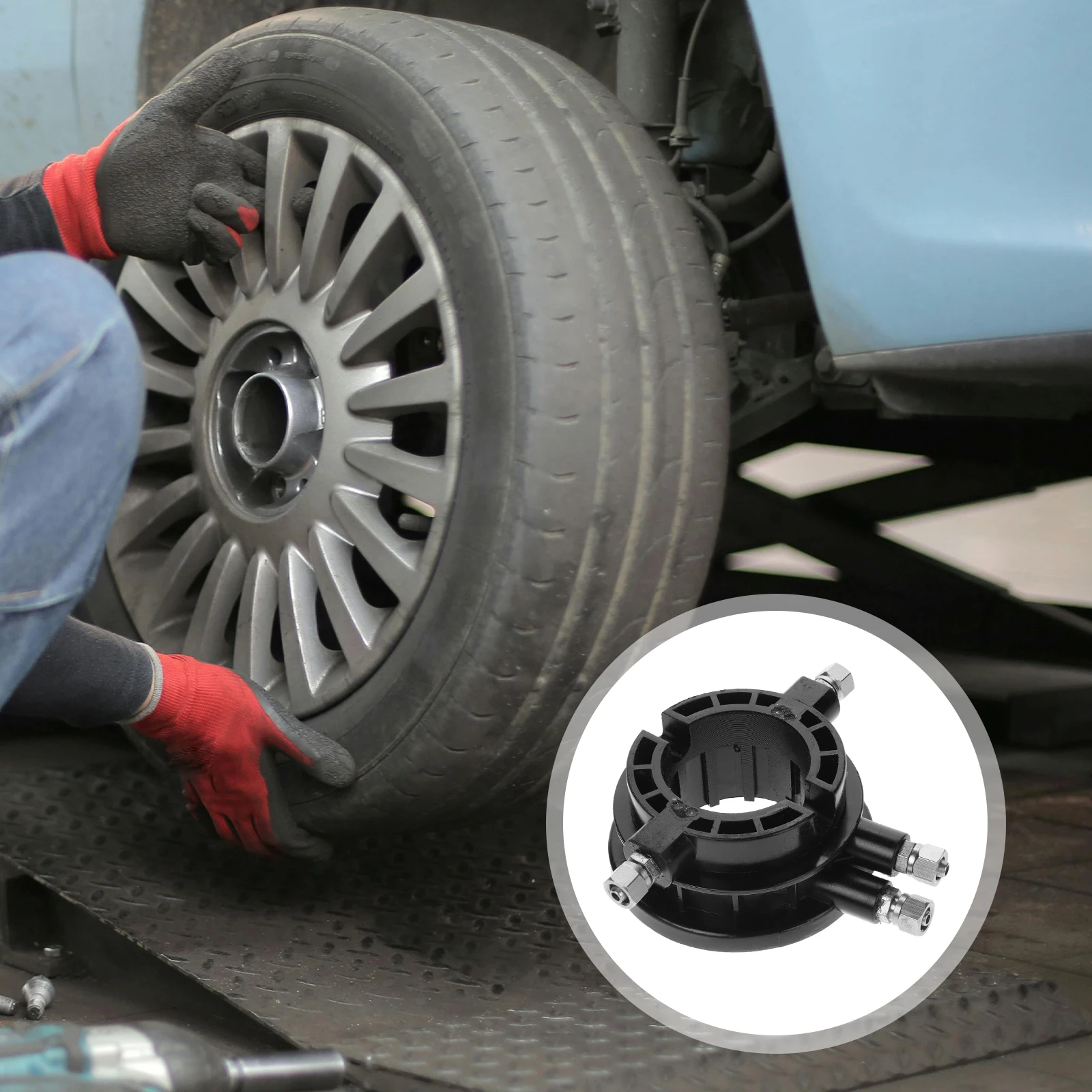 

Efficient Rotary Coupler Tire Changer Air Distribution Quick Valve Durable Easy To Use For Automotive Workshops Diy Tire Repair