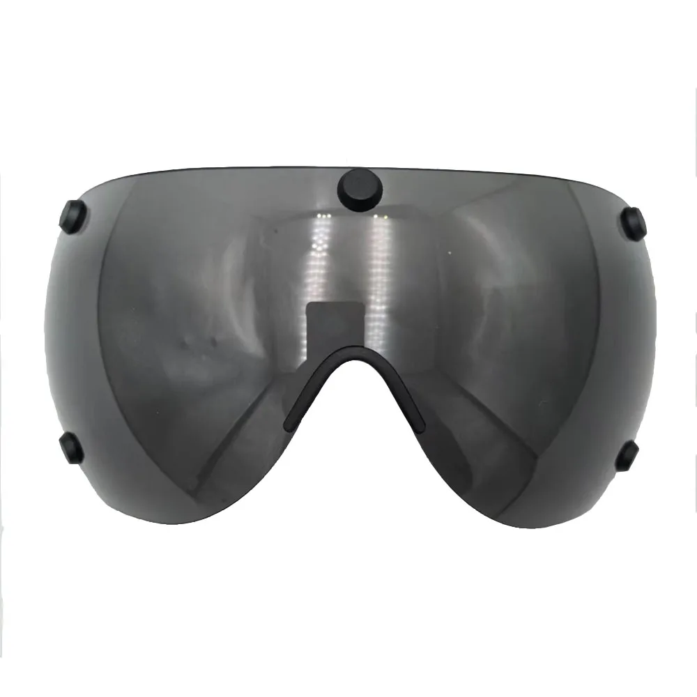 عدسة خوذة الترياتلون الاحترافية فائقة الوضوح وعدسة تبادل متعددة الألوان أحادية اللون مقترنة مع خوذة ركوب الدراجات TT #3