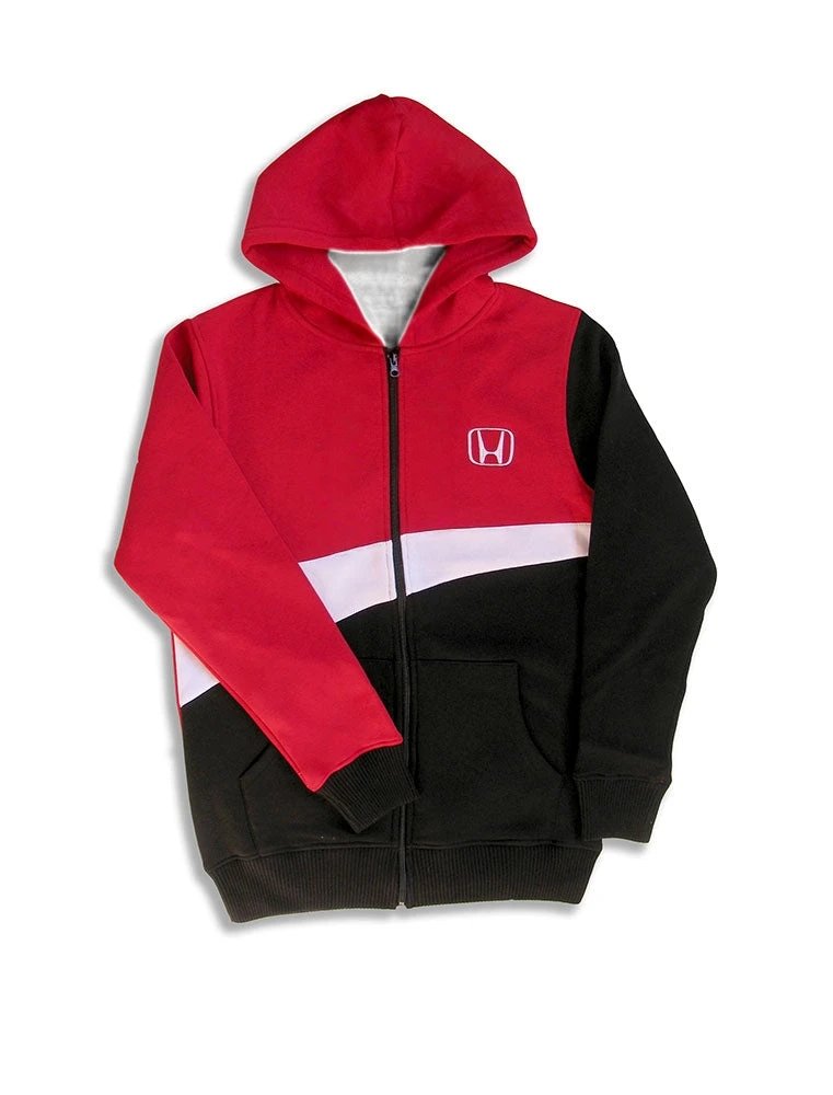 

HONDA Honda Wing Logo Hoodie Autumn and Winter Unisex Street Clothing Casual Version Front Pocket Drawstring Hood Grey Pullover