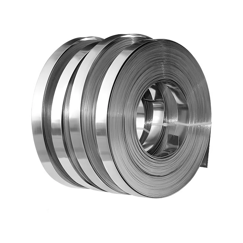 304 Stainless Steel 19mm30m Coil Outdoor Marine Cable Steel Rolling Strip Packing Strip Metal Steel Strip