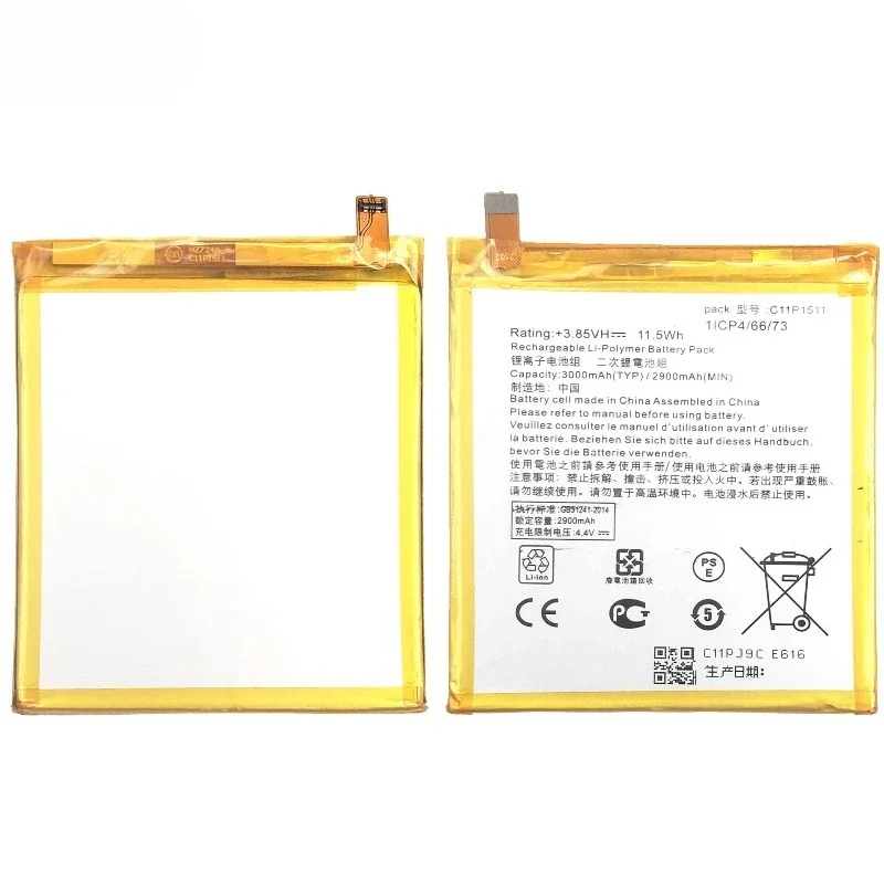 C11P1511 Straight for ASUS ZF3 5.0/ZE552KL/Z012DC/ZO12DA/E ZF4 Selfie Pro(ZD552KL)Z01MDA /ZF3  Phone Battery Replacement Bateria