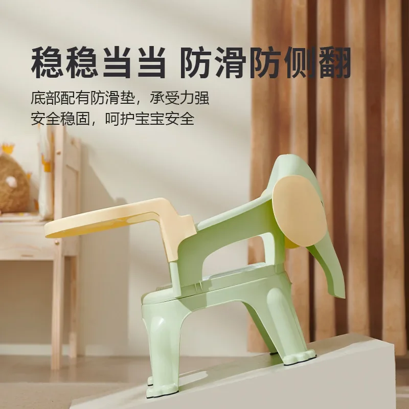 Kinder-Esszimmerstuhl, Baby-Esszimmerstuhl, abnehmbarer kleiner Esszimmerstuhl für Babys, Bank, Rückenlehne, Tisch