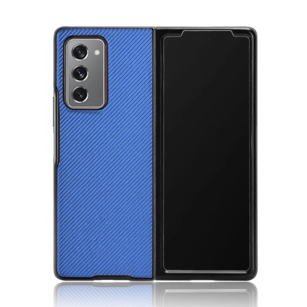 For Samsung Galaxy Z Fold 2 Fusion PU Leather + Hard PC Case For Samsung Z Fold2 ZFold2 Protection Cover Phone Coque