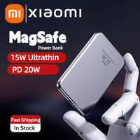 Xiaomi Ultra Slim Wireless Power Bank 30000mAh Mac Safe Fast Charge Magnet Auxiliary Battery Magnetic For IPhone Samsung New