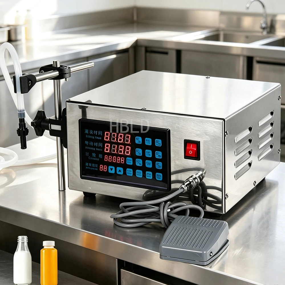 Digital Liquid Dispenser, Portable Liquid Filling Bottle Filler for Workshop Laboratory Bottling