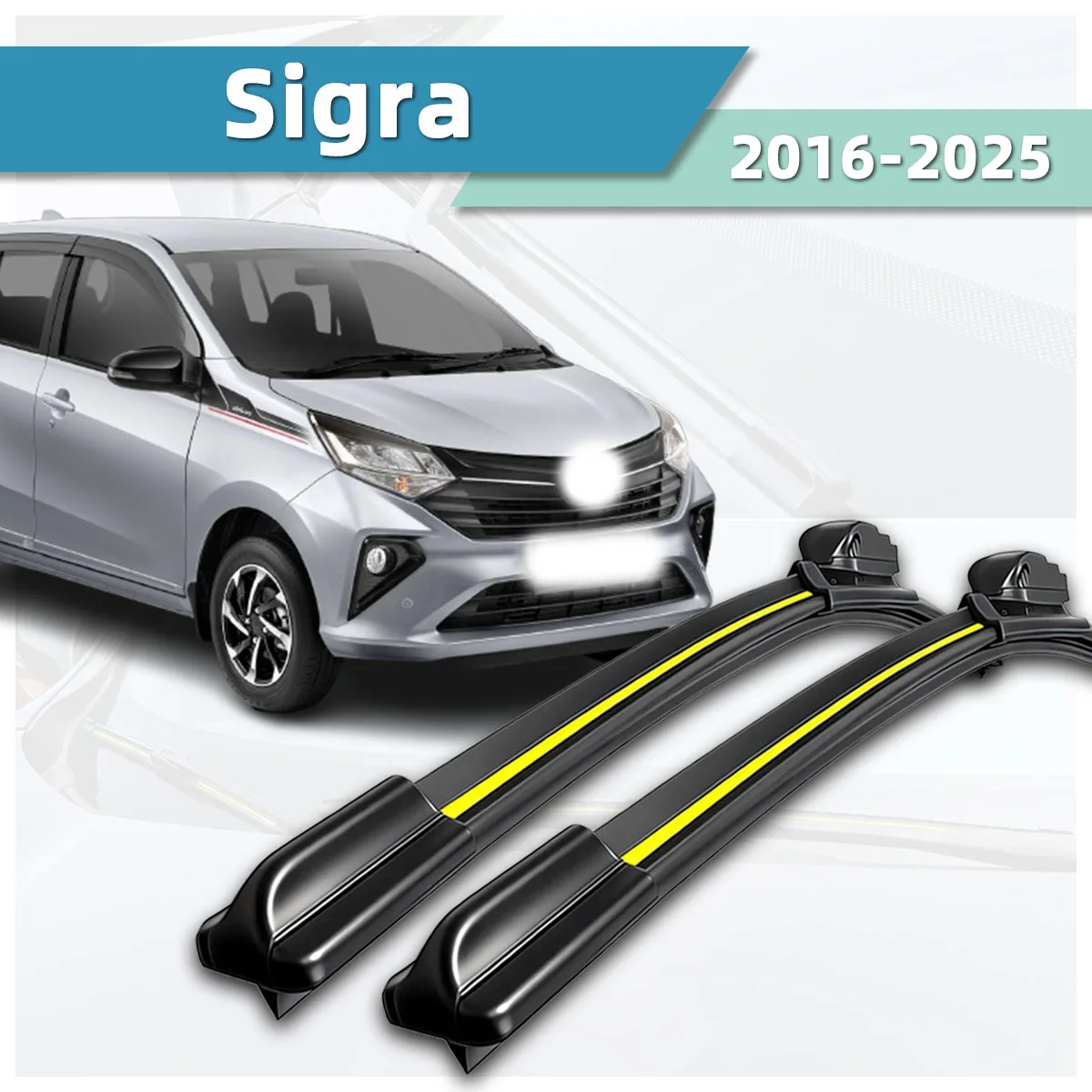 

Suitable For Daihatsu Sigra(2016-2025)Car Wipers With All-Weather Stability Durability Front Windshield Dual Directional Wipers