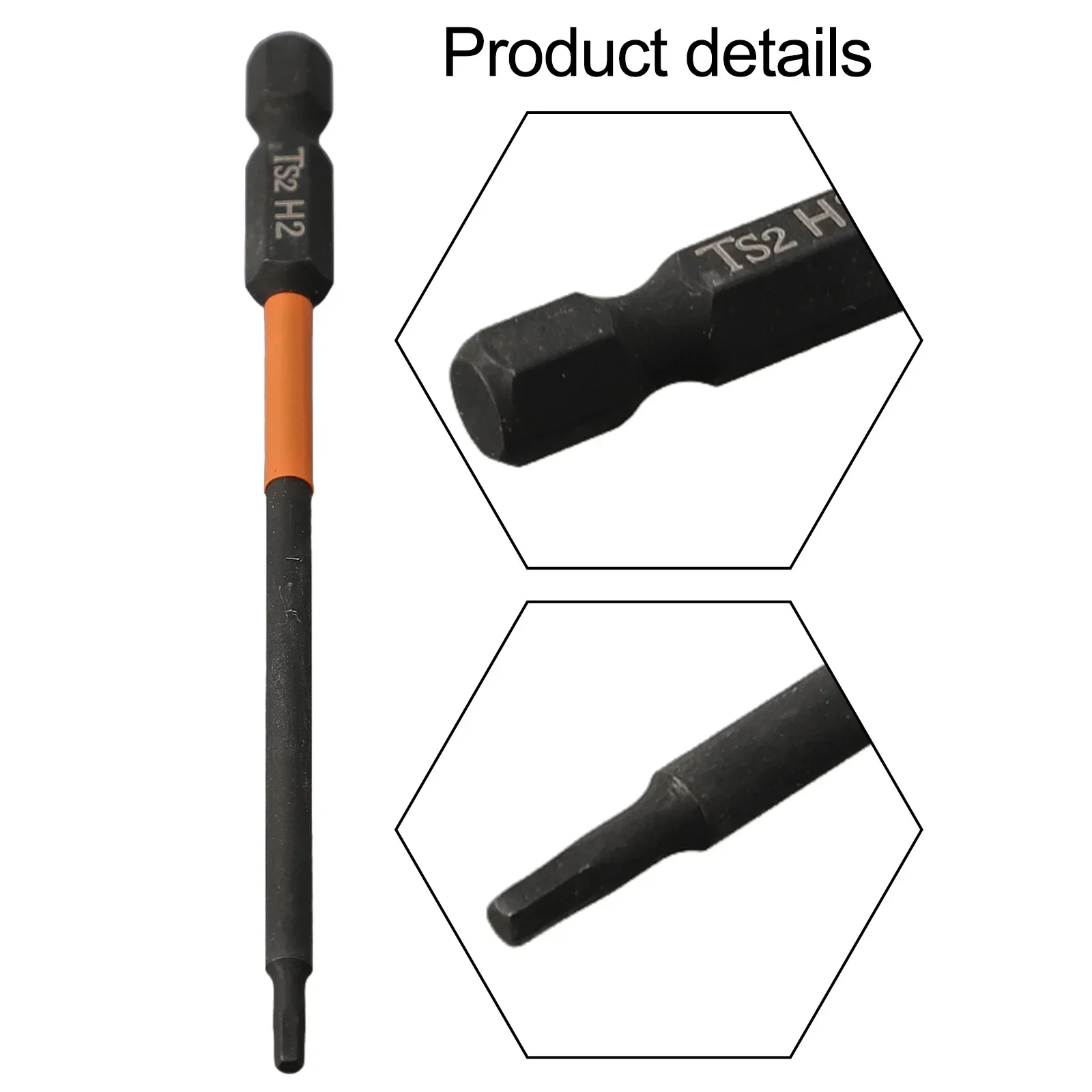 

Hexagon Drill Electric Screwdriver Bit Screwdriver 1/4 Inch Hex Alloy Steel Hex Strong Torsion Swinging Pneumatic