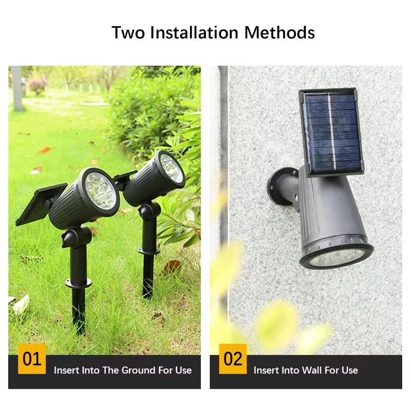 Imagem -05 - Xiaomi-mijia Led Solar Projectores ao ar Livre Ip65 Impermeável Brilho Ajustável Jardim Quintal Decorações de Pátio Decorações