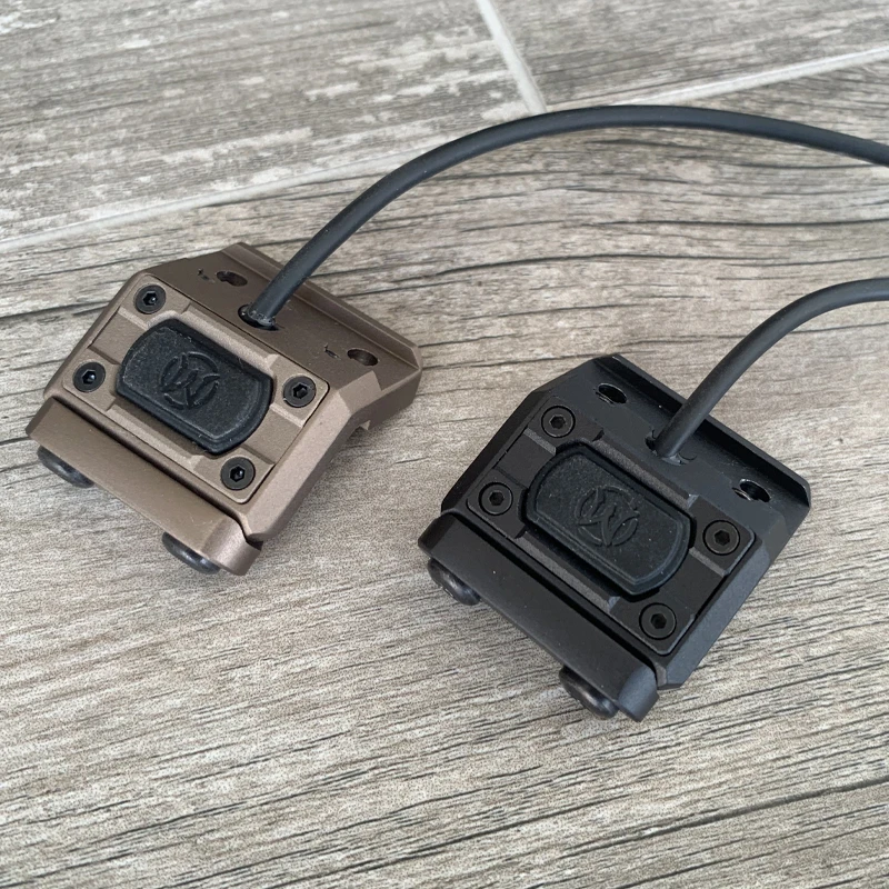 Tactical ModButton Hot Button Pressure Remote Switch For Surefir M300 M600 DBAL-A2 PEQ15 Mlok Keymod 20mm Rail Airsoft Mount Wea