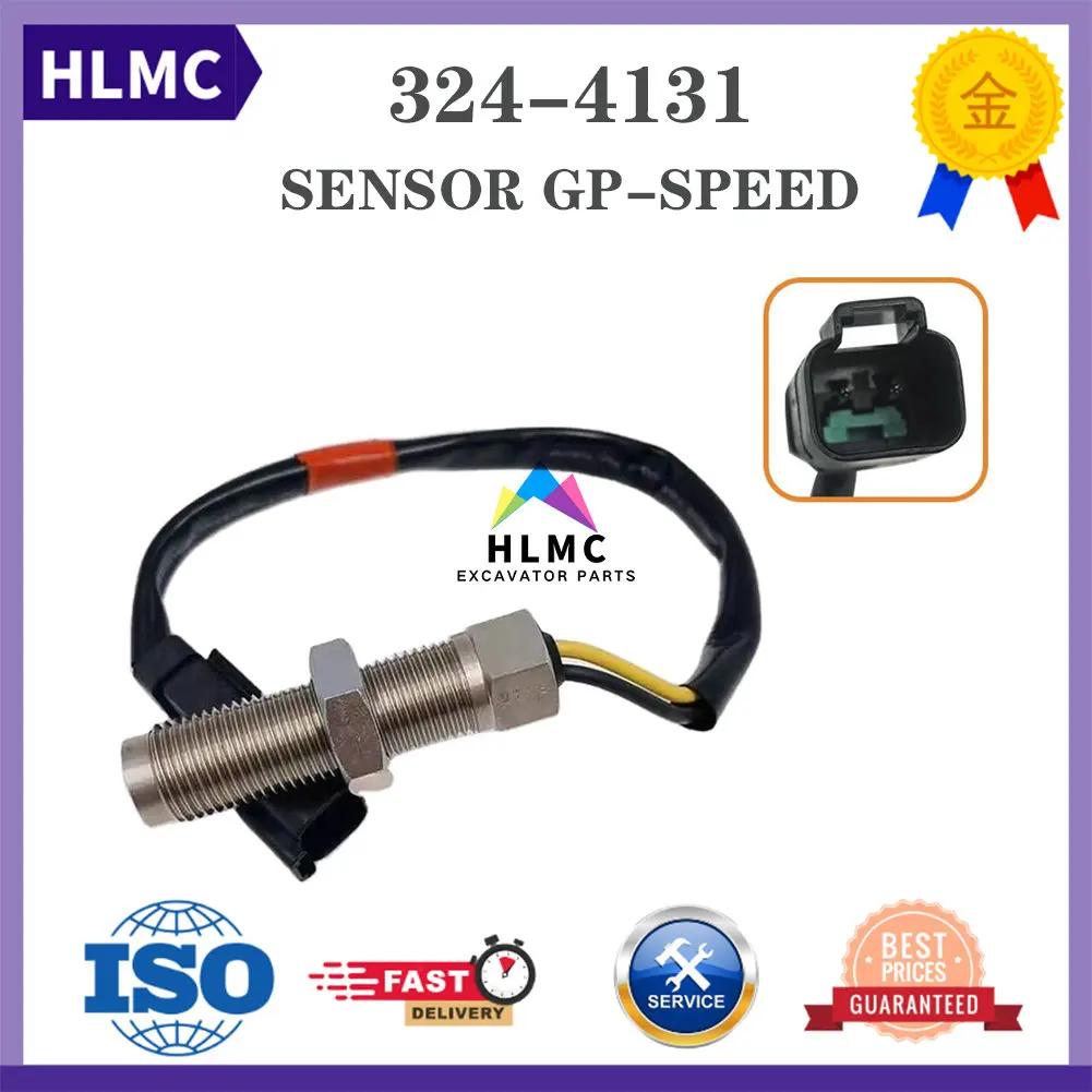 

Excavator Electronic Parts Replacement CA3244131 324-4131 3244131 Speed Sensor For Excavator E311C E312C E312D E320D Engine C4.2