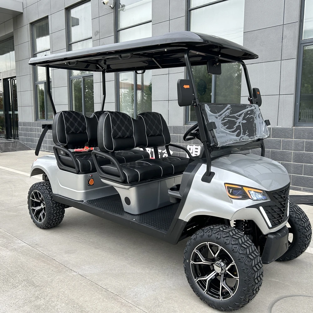 Chinese factory price zone electric 2+2-seat street legal off-road beach vehicle electric golf cart club car