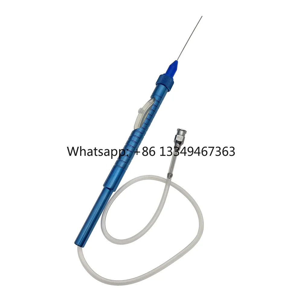 23G 25G Backflush Handle Ophthalmic Aspiration Flushing Eyelid Tools Titanium Ophthalmic