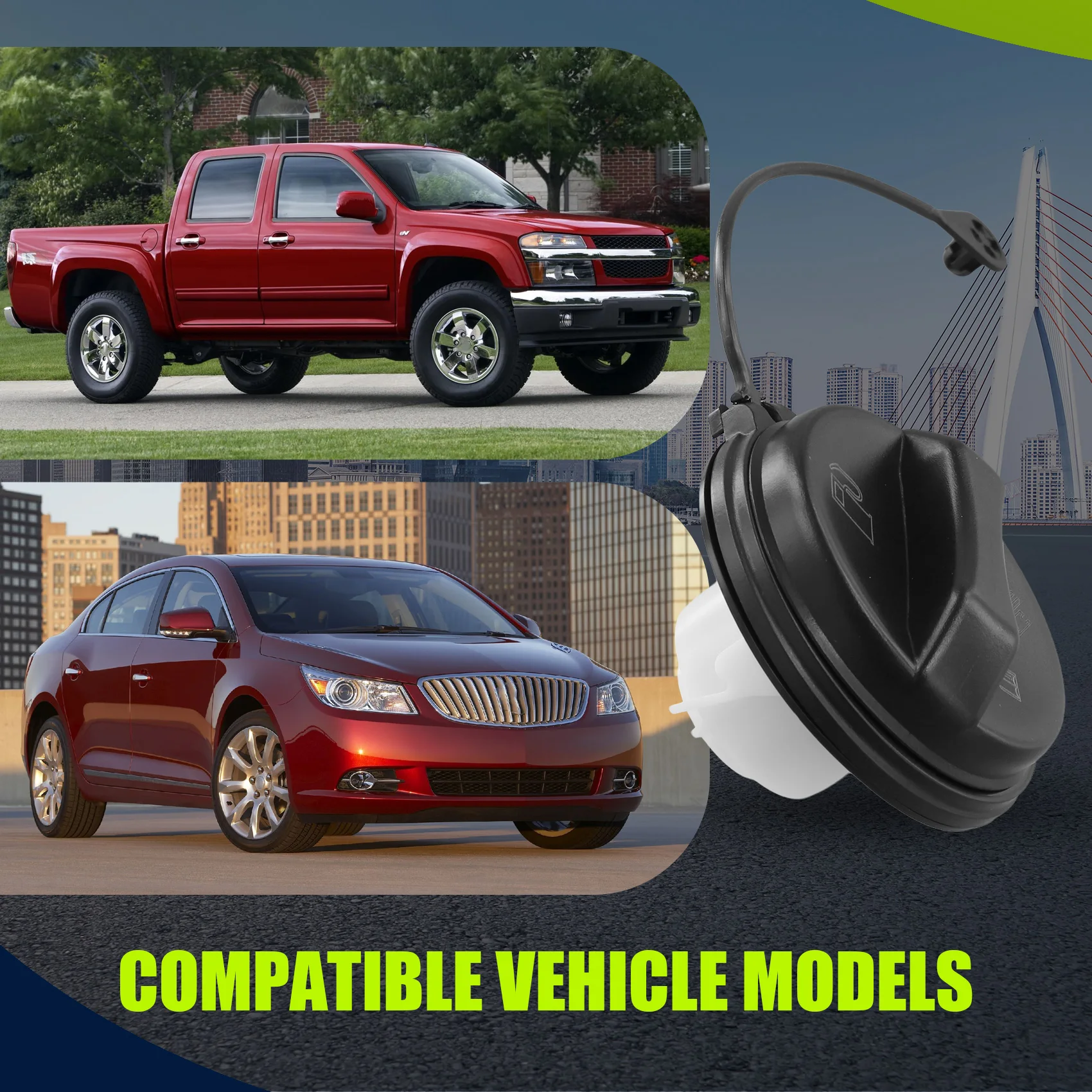 A80X-غطاء غاز حشو خزان الوقود لبويك جي إم سي بونتياك زحل 2002-2014 10372866 10372868 25828365