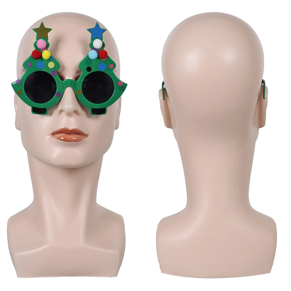 Erwachsene Männer Frauen Weihnachtsbaum Brille Clown Cosplay Brillen Film Terrifier Halloween Karneval Kostüm Zubehör Prop