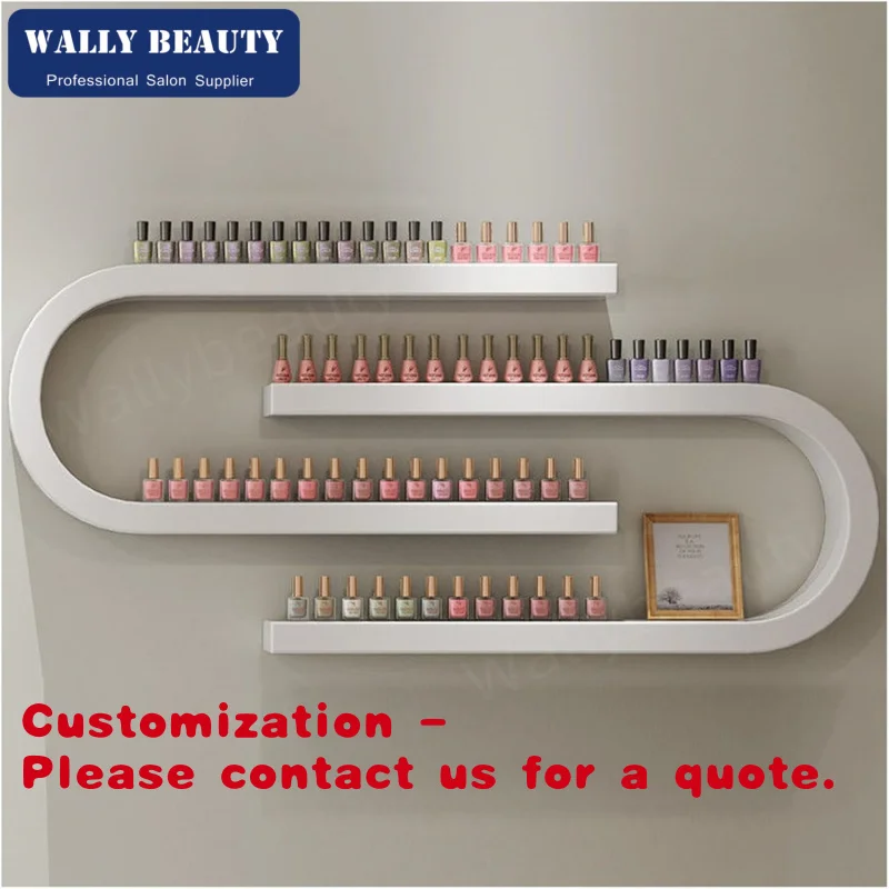 

Customize.Wall Mounted Nails Polish Stand Nail Polish Shelf Rack And Nail Polish Display