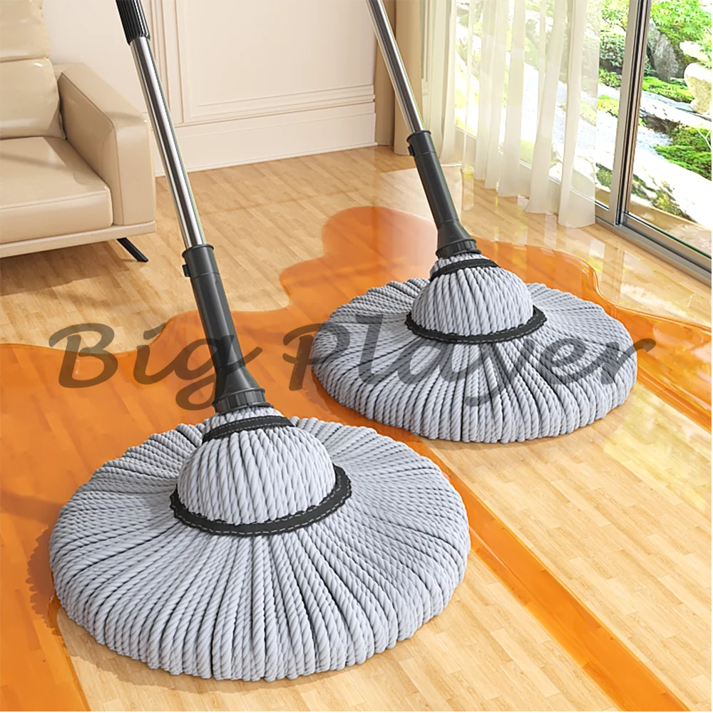 

Microfiber water mop 360 rotating self-twisting retractable household floor cleaning foldable