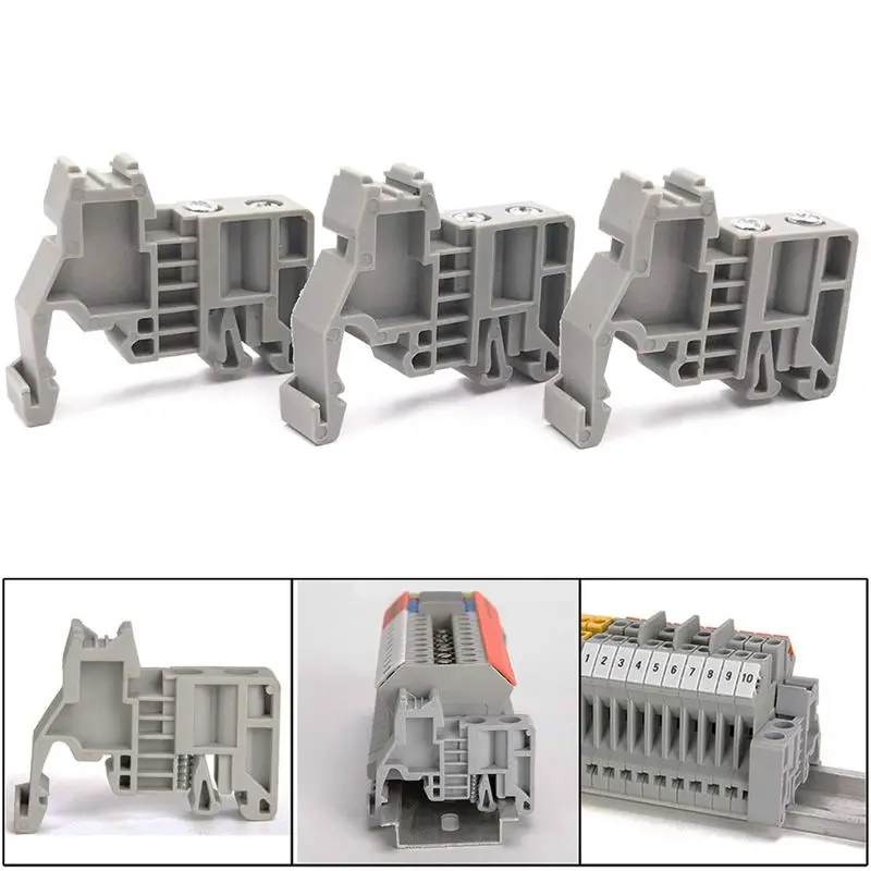 AEE3-E/UK Din Rail Terminal Blocks End Stopper Bracket Grey,Terminal Block Connector(Pack Of 300)