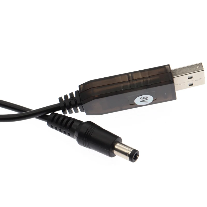 USB Power Boost Line DC 5V To DV 9V / 12V Step Up Module 1M USB Converter Adapter Cable 2.1x5.5mm Plug for Arduino WIFI