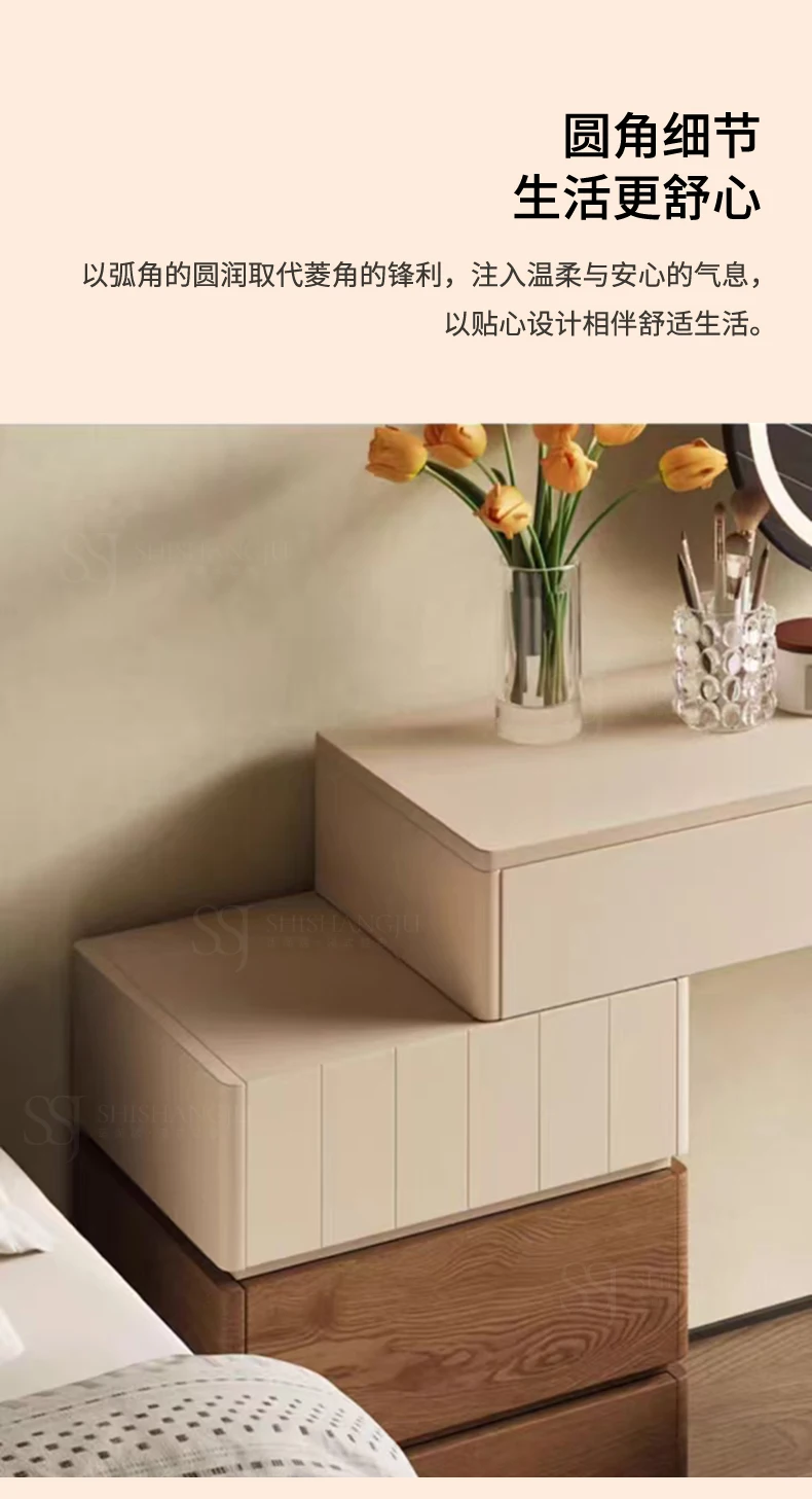 Mesa de cabeceira, cômoda, penteadeira integrada, cômoda de canto, cômoda de canto