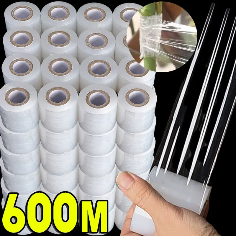 PE Grafting Tape Film Self-adhesive Garden Tree Plants Seedlings Vine Tomato Grafting Accessories Stretchable 3/4/5/6/8cm Width