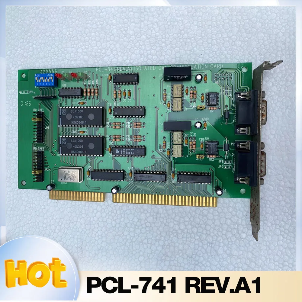 

Для Advantech 2-портовая защита от изоляции CAN Bus Protocol ISA card PCL-841 REV.A1