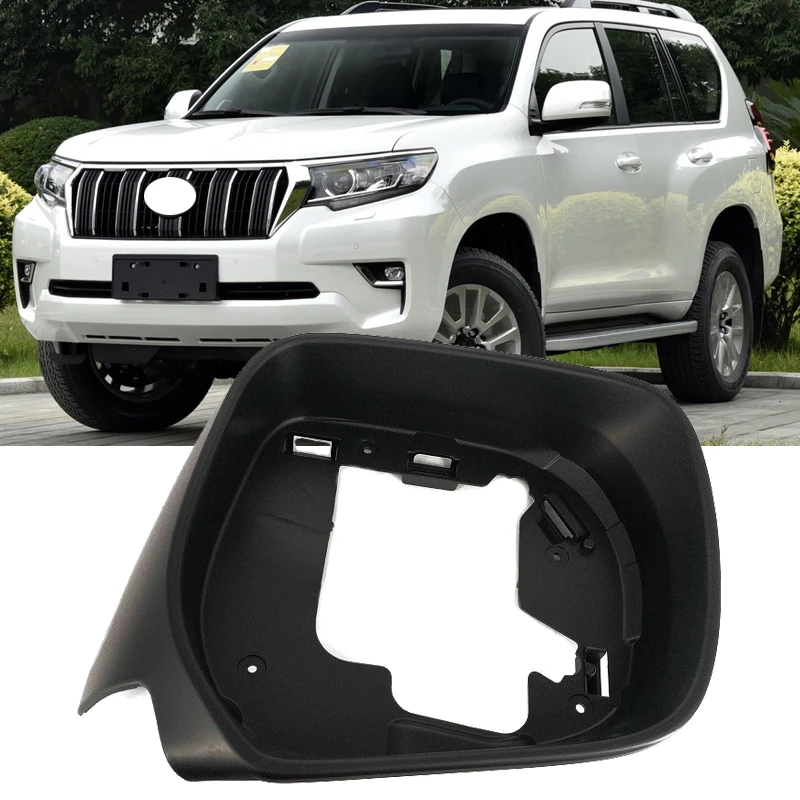 

Roavia Side Mirror Frame Holder For Toyota Land Cruiser Prado FJ150 LC150 GRJ150 LC200 09-18 Replace Glass Surround Trim Housing