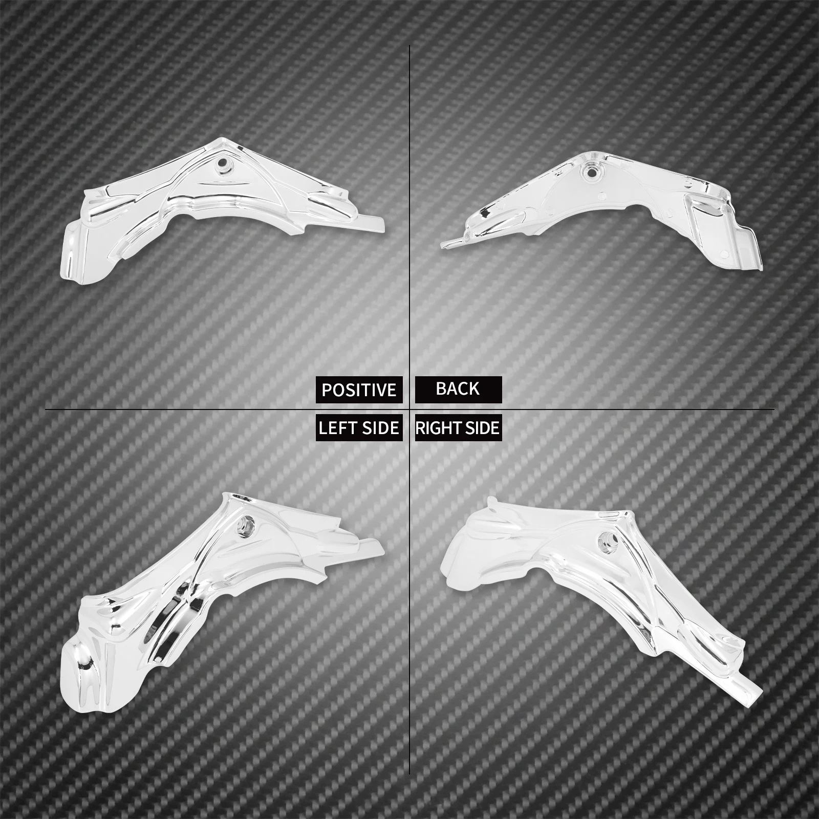 Мотоциклетная цилиндрическая основа боковая крышка хром для Harley Dyna Fat Bob FXDB Touring Electra Road Street Glide Ultra Limited 07-2016