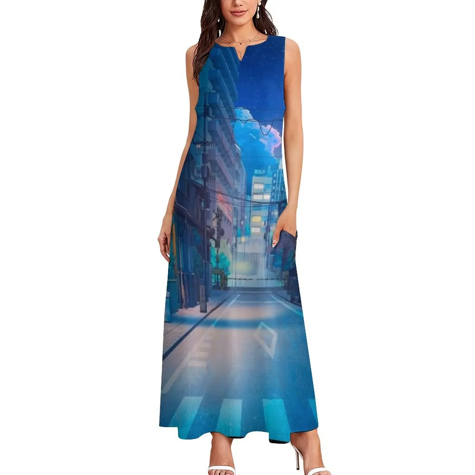 Sukienki wieczorowe w stylu urban anime, długie sukienki, sukienki na studniówkę, letnia odzież damska, luksusowe sukienki wieczorowe dla kobiet 2025