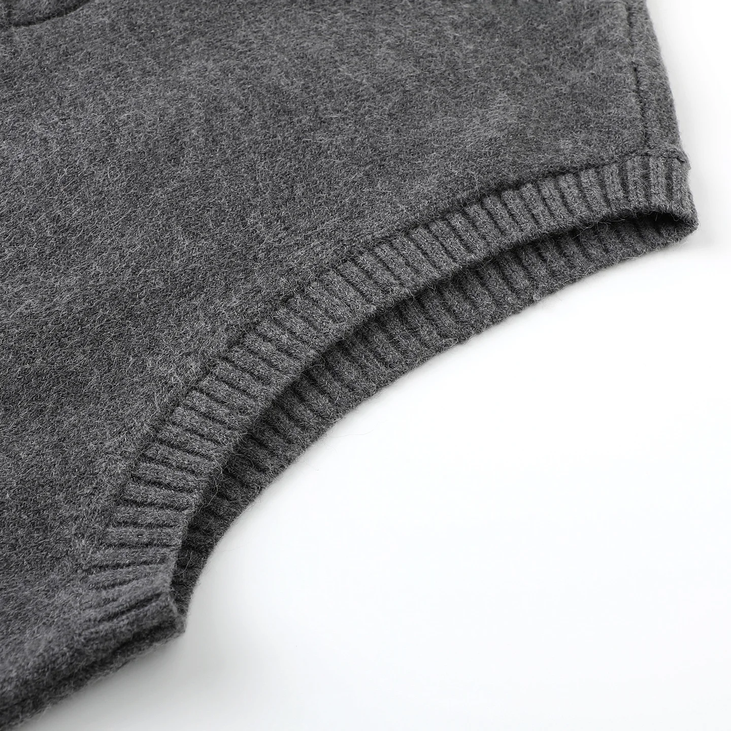 Ele ey Knitted Svel round Ne Vest for Women Casual Sle Faionable Layering Top Comfortable Breathable Polyes...