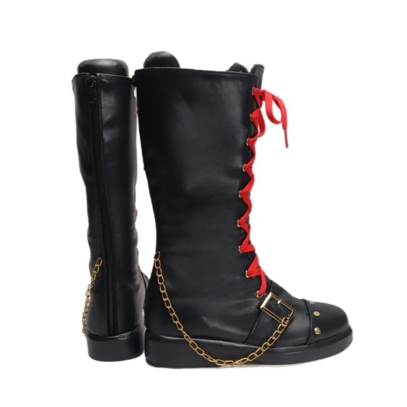 Shiraishi Een Cosplay Schoenen Spel PJSK Schoenen PU Lederen Schoenen Halloween Carnaval Cosplay Laarzen Op maat gemaakt