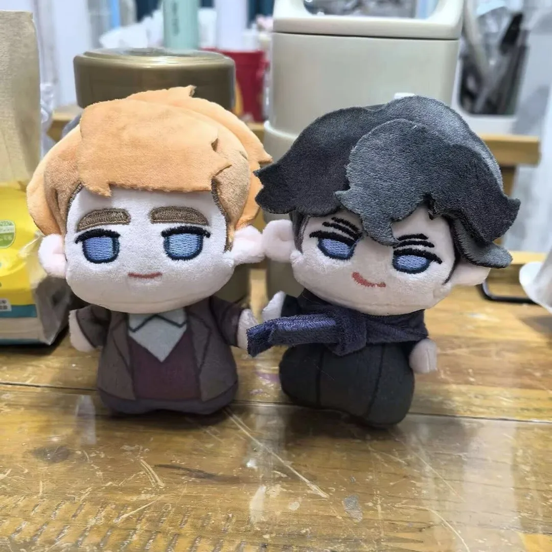 

10cm Sherlock Holmes Plush Dolls Pendant Holiday Gift John·H·Watson Printed Stuffed Backpack Toys Fans Collect Party Gifts