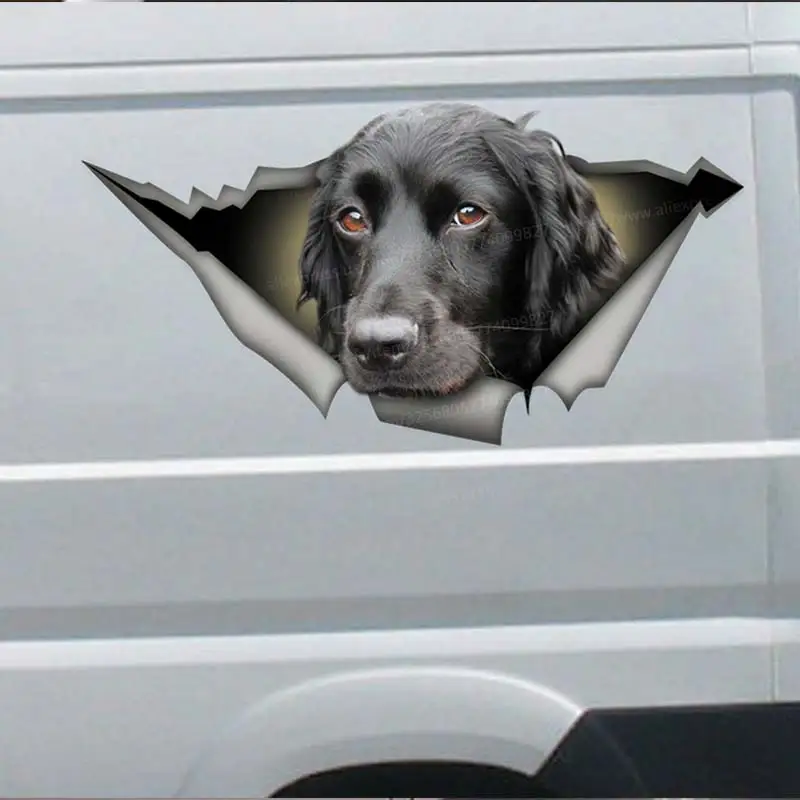 Cocker Spaniel Pet Dog Car Sticker Waterproof Vinyl Decal on Bumper Rear Window Laptop Self-adhesive Decal Car Accessories SH99