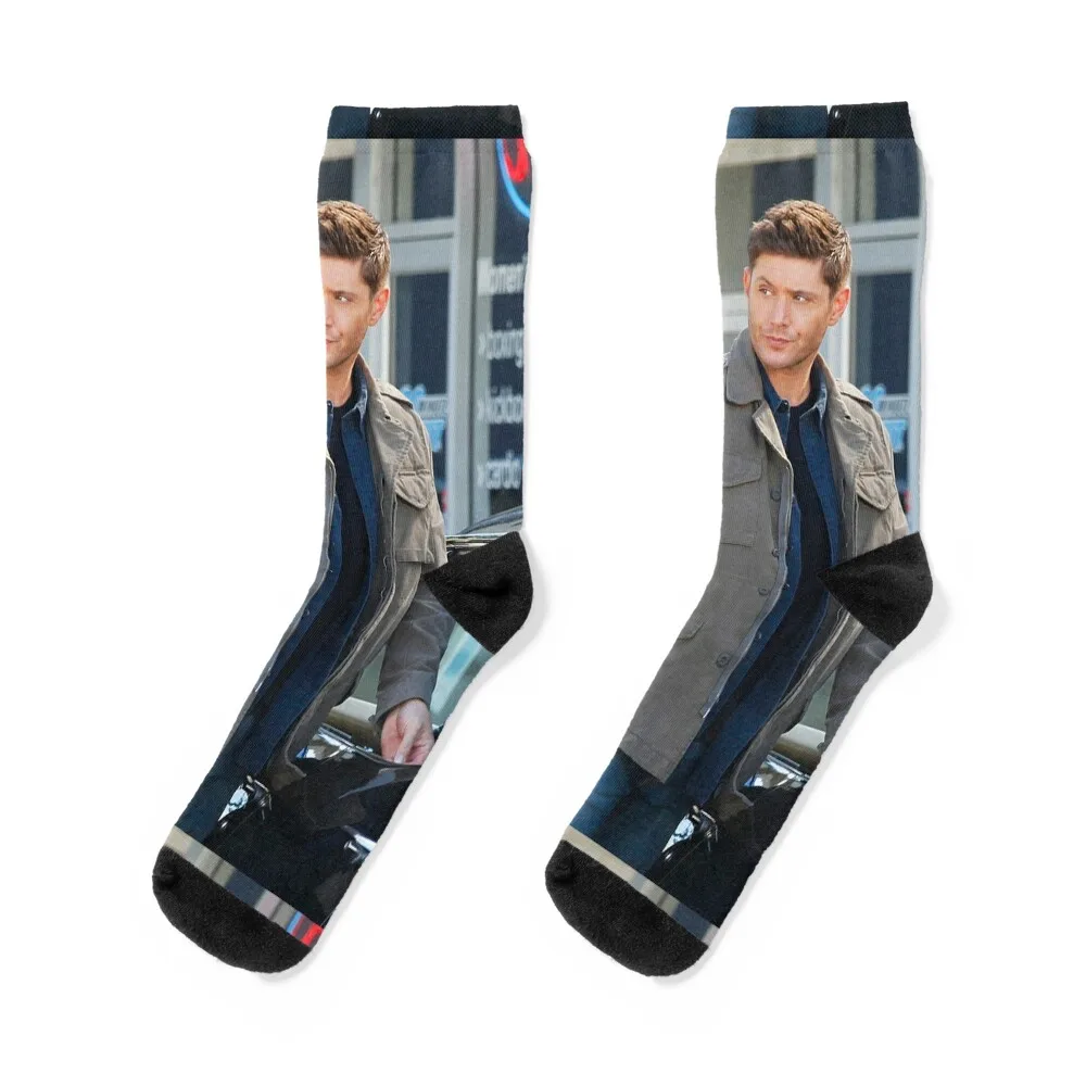 

Jensen Ackles Socks warm winter FASHION heated Designer Man Socks Women's