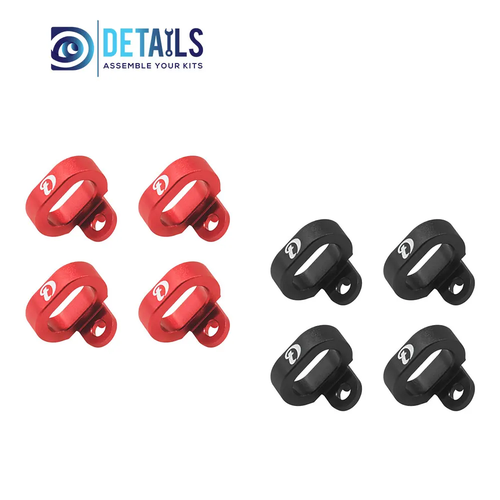

Hobby Details 7075 Aluminum wire mount For Traxxas Pro Scale Sand FUNCO Car 4pcs/set BK: Black R: Red