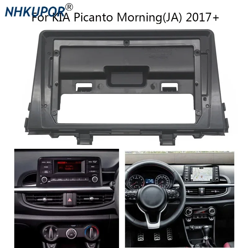 Car Radio Fascia For KIA Picanto Morning(JA) 2017+ Auto Stereo Audio Multimedia Player Install Dash Panel Frame Kit