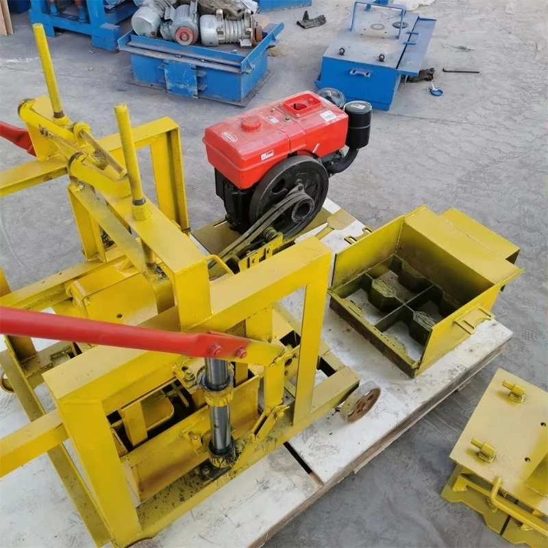 Brick Factory Hollow Block Making Machine with Diesel Engine Energy Saving System Heavy Duty Design for Factory Production