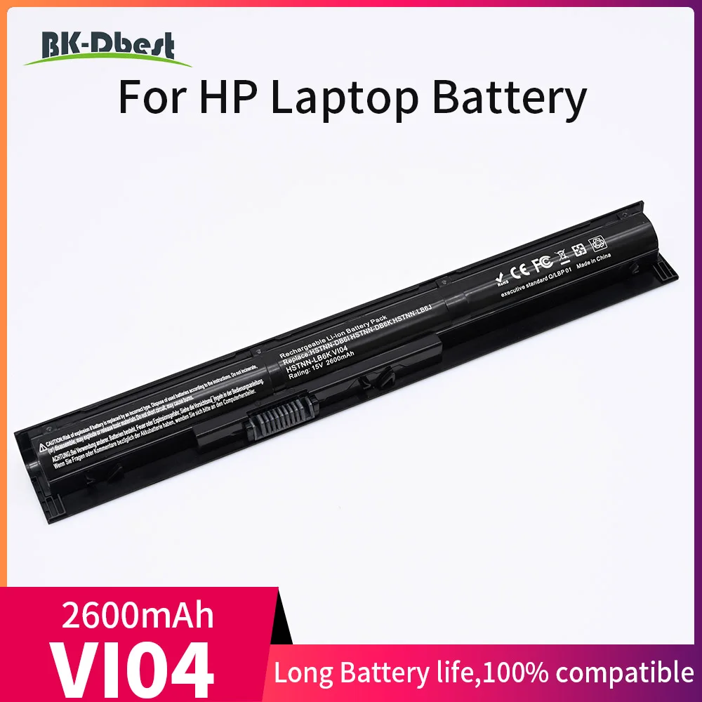 BK-Dbest VI04 756743-001 Battery Replacement for HP ProBook 440 450 G2 TPN Q139 Q140 Q141 Q142 Q143 Fit for Envy 14 15 17