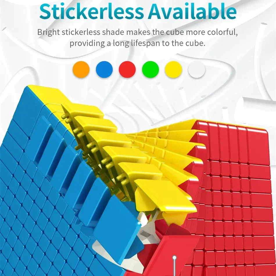 [ECube] MeiLong 12x12x12 Cube Magic Speed MoYu Classroom Mofangjiaoshi Magic Cubes Speed Puzzle Toys for Brain Training