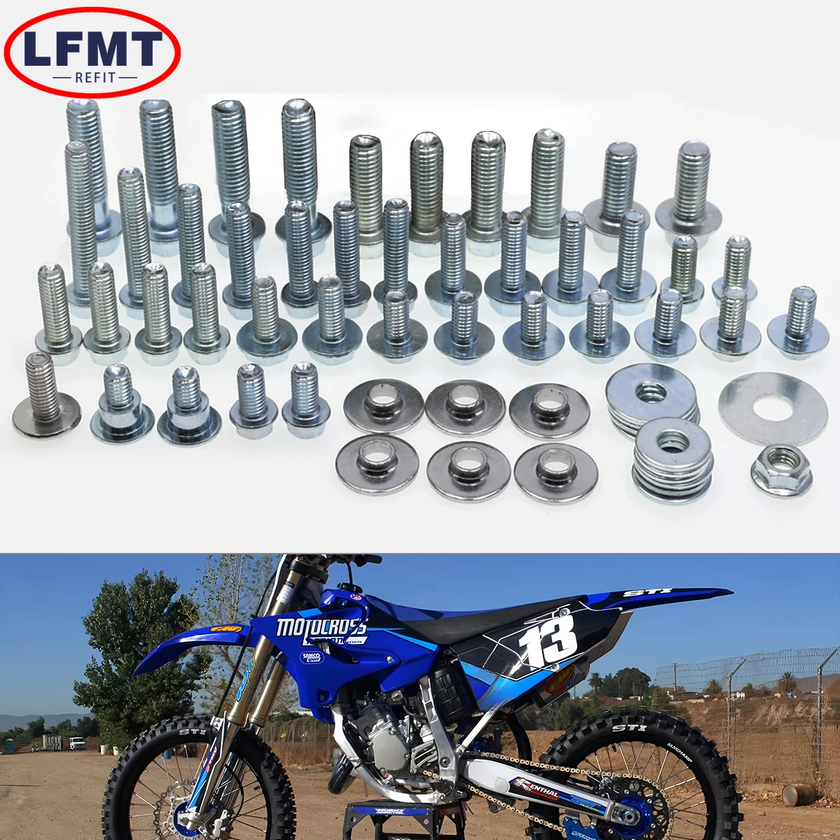 

Motocross Hardware Bolt Full Plastics Fastener Kit For YAMAHA YZ WR YZ86 250 YZ450 250F 250FX 450F 450FX WR250F WR450F 2003-2025