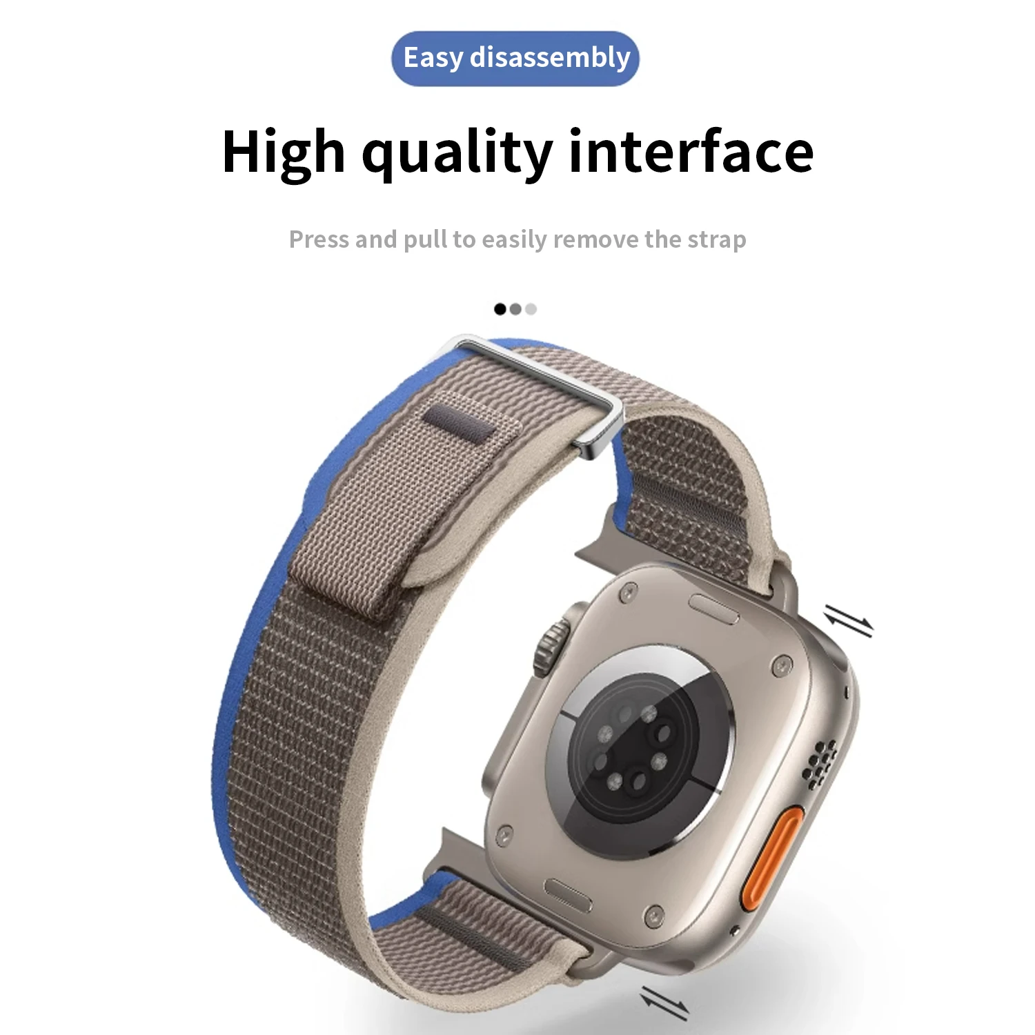 Kebitt New High Quality Nylon Strap Trail Loop For Apple Watch Series 11 10 9 8 7 6 SE 3 Ultra 3 2 Band Iwatch 49 46 45 44mm