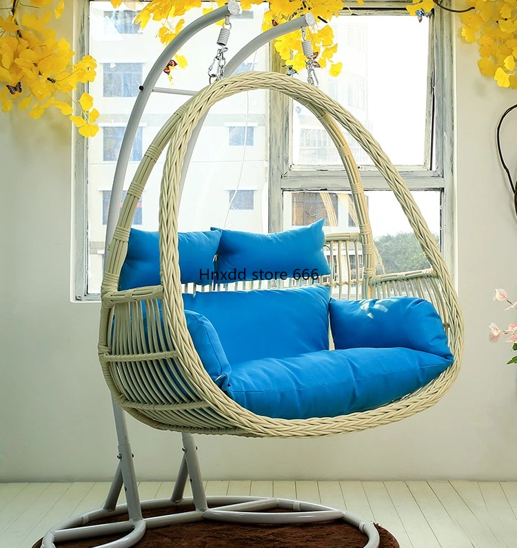 Double Hanging Chair Balcony Cradle Light Luxury Hanging Orchid Chair