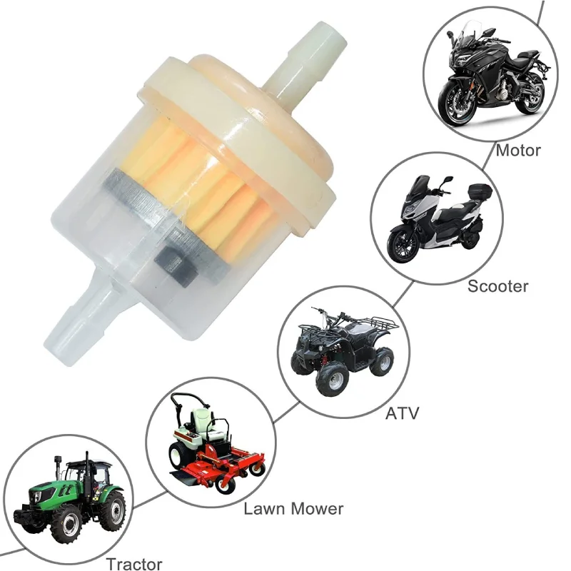 العالمي البنزين فلتر الوقود الغاز سيارة مرشحات الوقود الداخلية دراجة نارية سكوتر البنزين فلتر زيت أداة موتو ATV مرشح الوقود