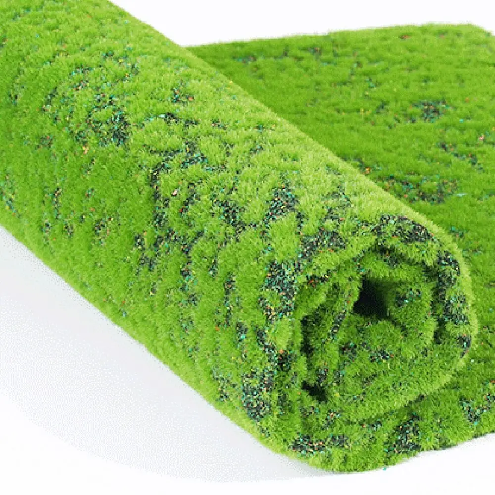 DIY Fake Moss Grass Turf Lifelike Durable Artificial Moss Carpet No Watering 50*50cm Simulation Moss Sheet Floral Arrangements