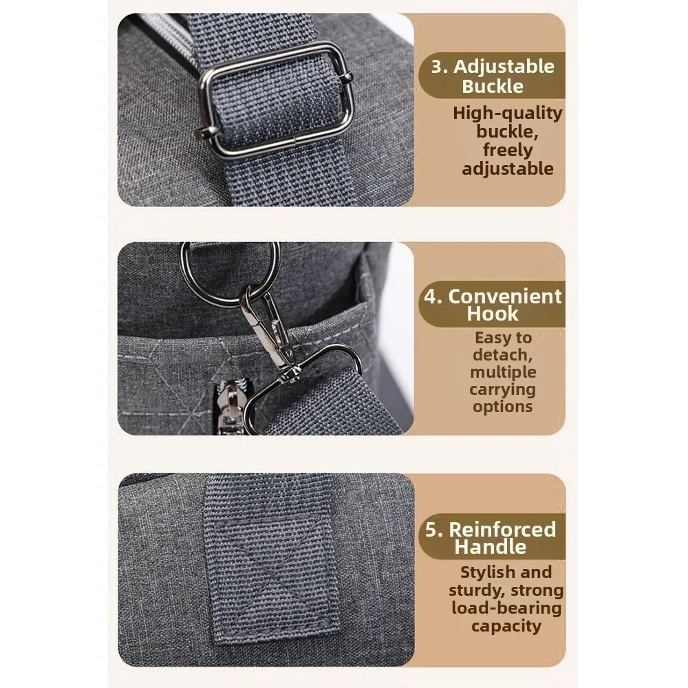 

Waterproof Baby Diaper Bag Baby Care Storage Large Capacity Nappy Bag Wear-resistant Durable Maternity Shoulder Bag Travel