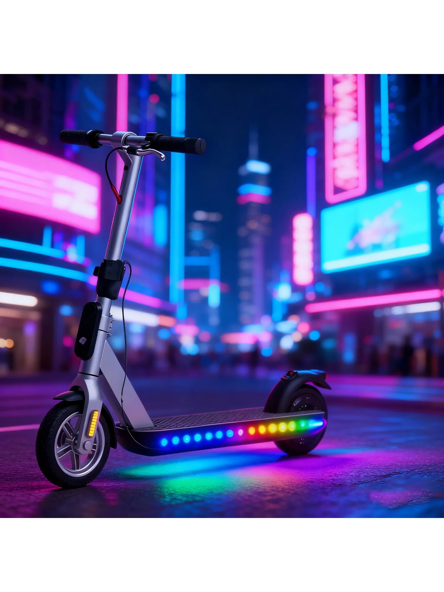 AliExpress NONE Waterproof Scooter LED Strip Skateboard Bike Flexible Diode Tape Electric Scooter Safety Night Riding Light Lamp Christmas Gift