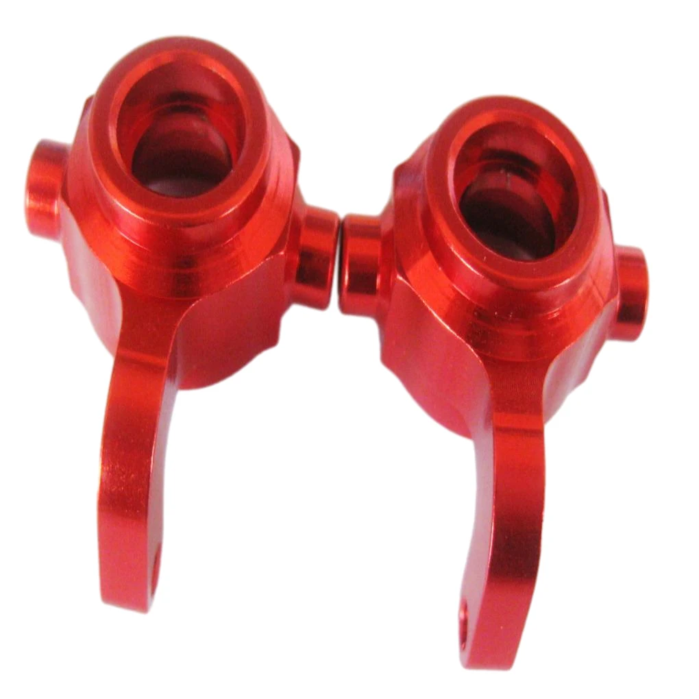 2piece 1/18 Steering Hub Carrier Aluminum Alloy Durable For HIMOTO E18DB E18DBL E18MT E18OR E18ORL E18XB E18XBL Red